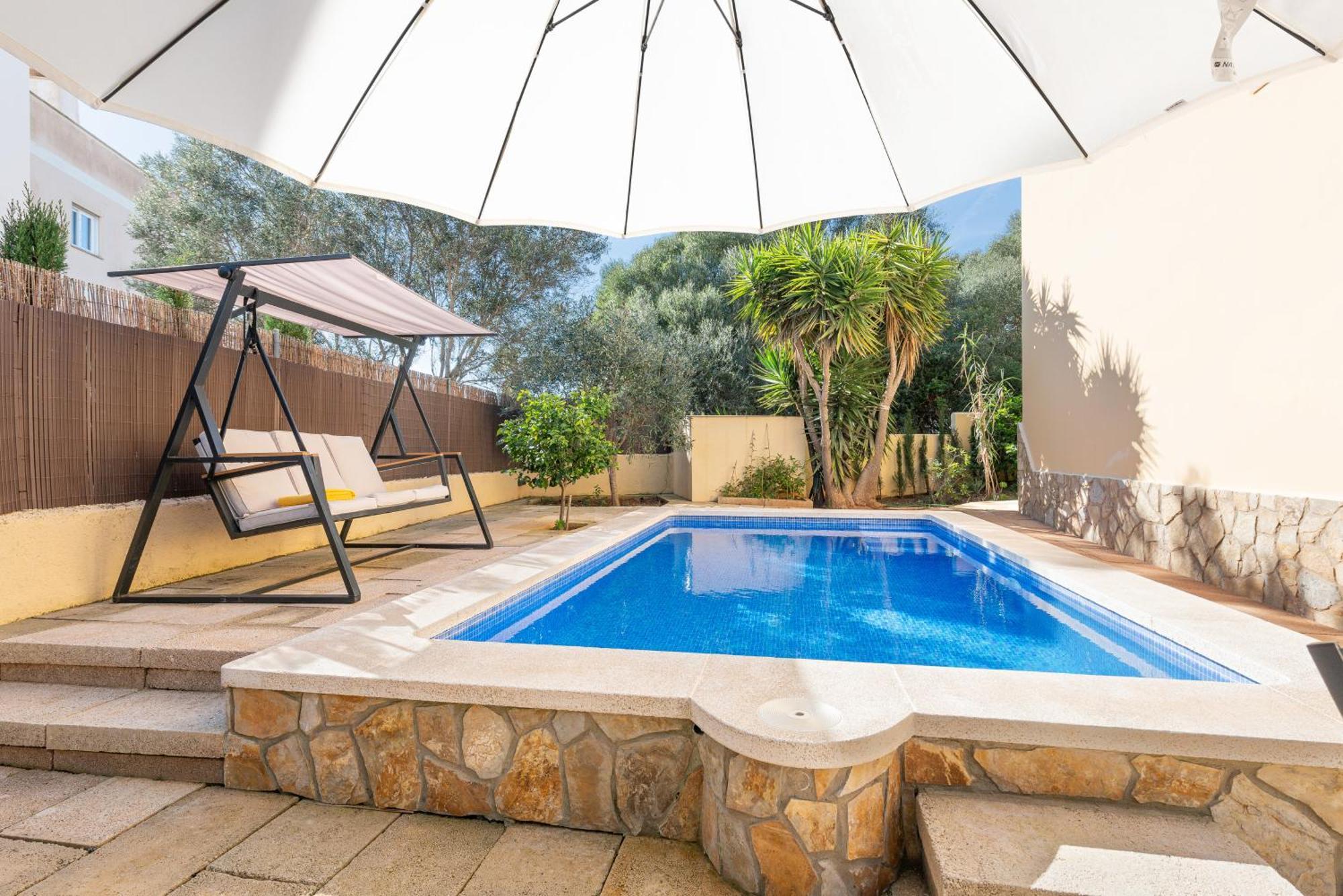 Amplia Villa En Mallorca Con Jardin, 4 Dormitorios Y Zona Bbq Cerca Del Mar En Portocolom Portocolom  Exterior foto